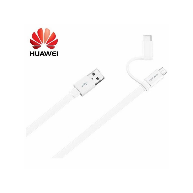 Huawei Cable (USB C + Micro USB)1,5m White AP55S Blister